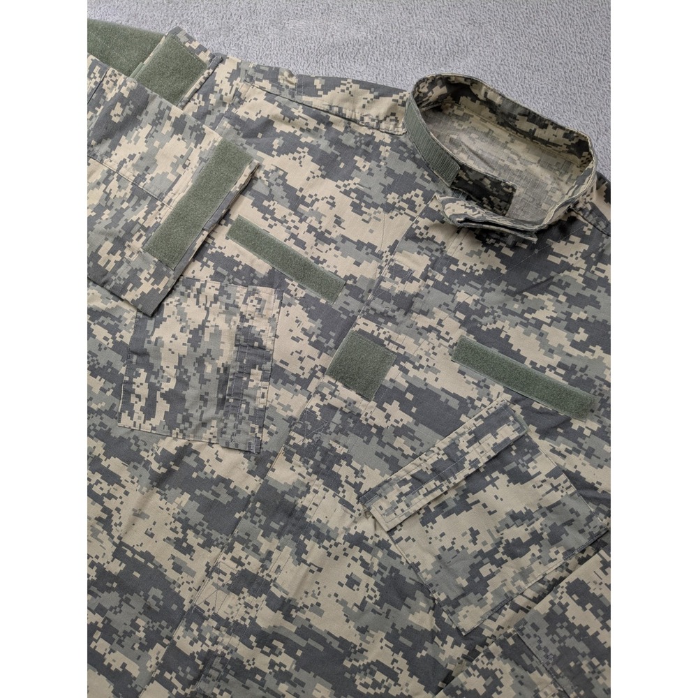 Rothco Ultra Force ACU Digital Camo Army Combat Uniform Ripstop Jacket Mens XL